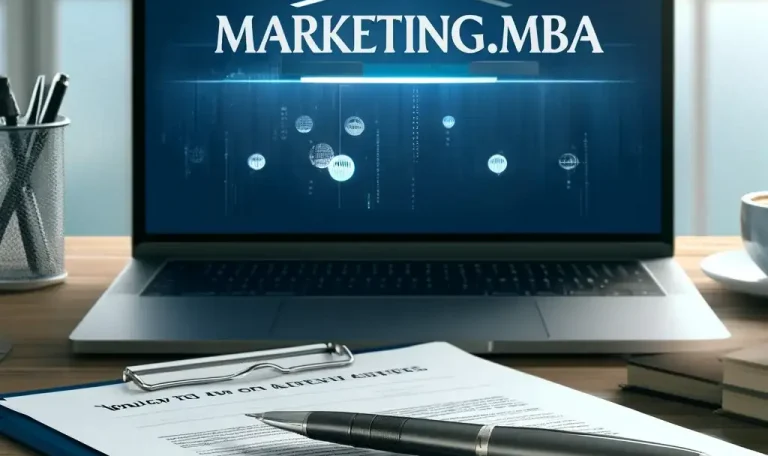 marketing mba coaching, laptop. vertrag