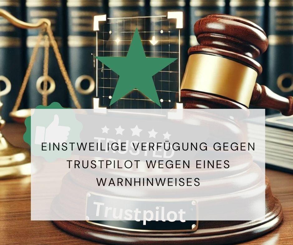 Warnhinweis Trustpilot Bewertungen