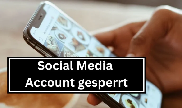 Social-Media-Account gesperrt