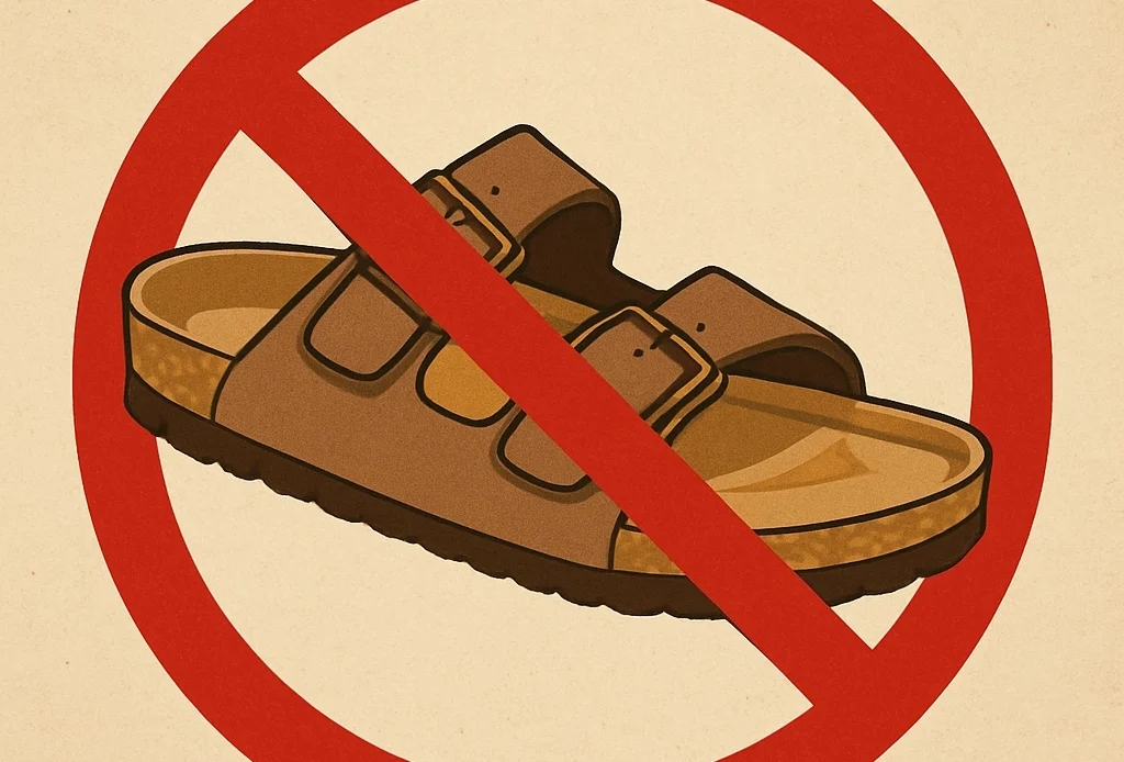 Sandalen BGH Entscheidung Symbolbild