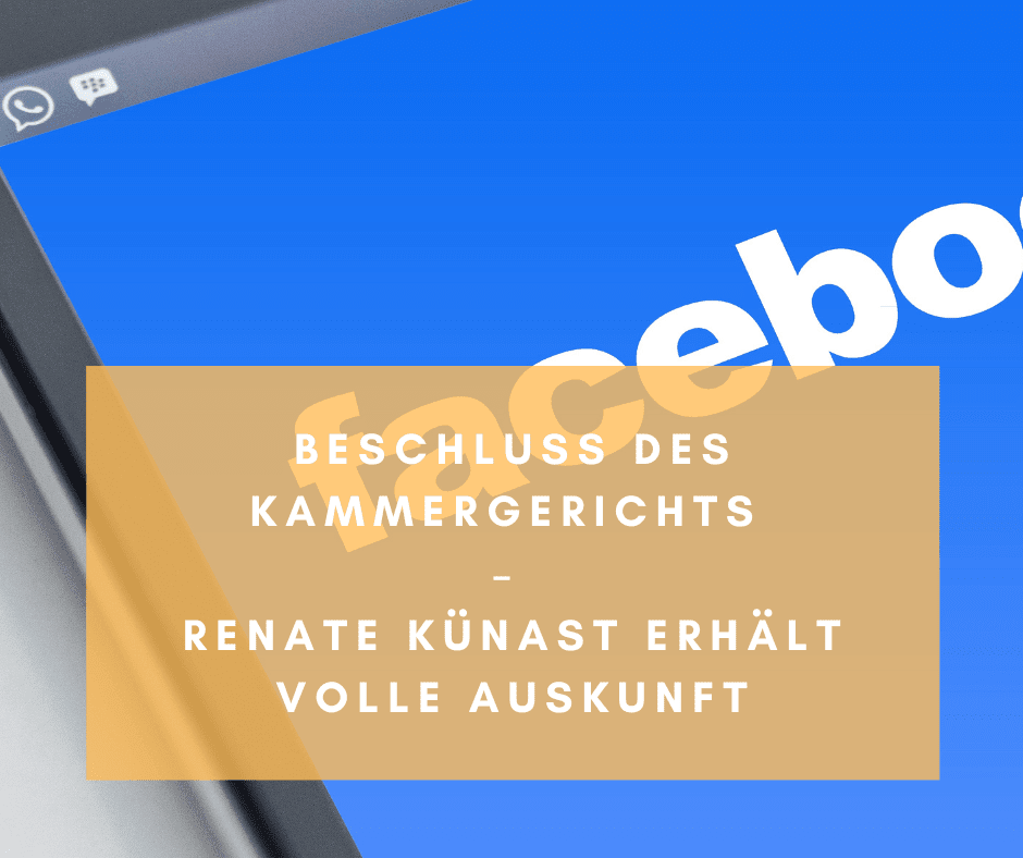 Erfolg vor Kammergericht - Renate Künast