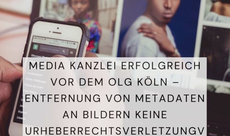 Entfernung von Metadaten