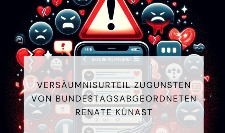 Versäumnisurteil Künast, Hassrede