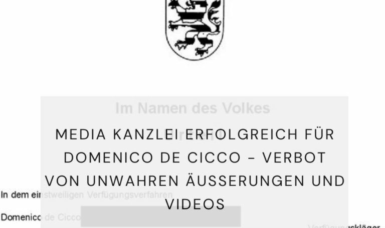 de Cicco, blutig, Gericht, Ex-Freundin, Unwahr