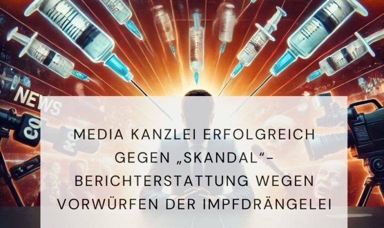 Impfdrängelerei, Berichterstattung, Zeitung
