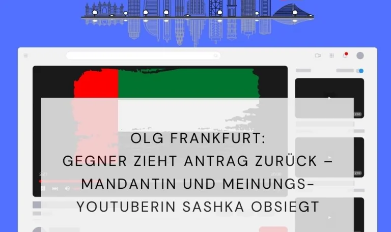 YouTuberin Sashka Meinungsfreiheit