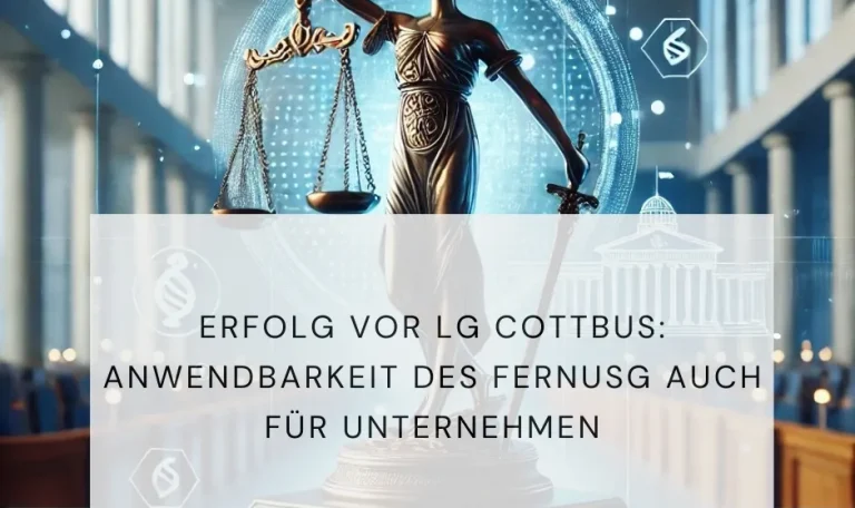 Anwendbarkeit des FernUSG auch für Unternehmen
