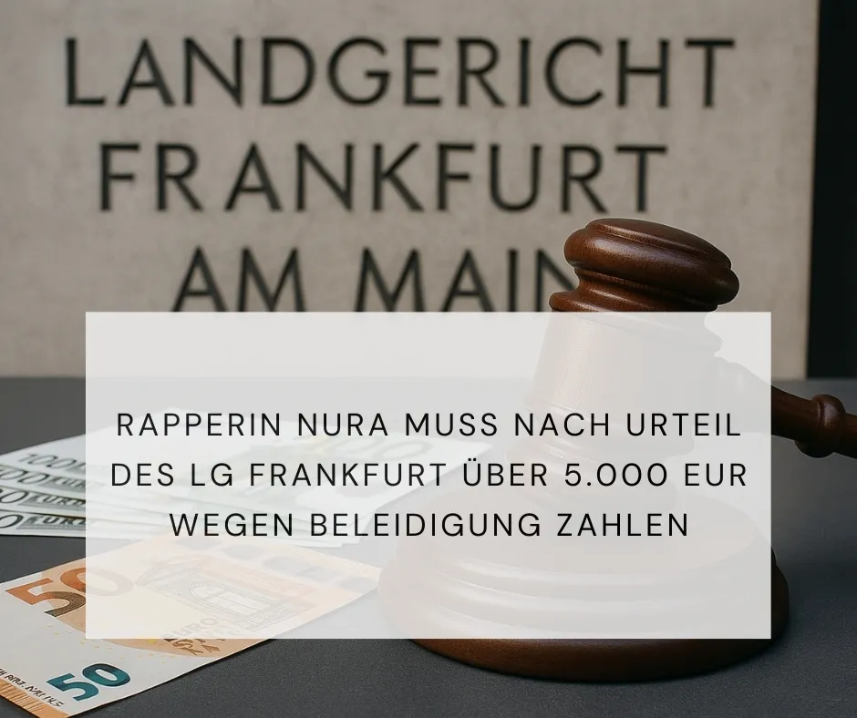 Rapperin Beleidigung LG Frankfurt