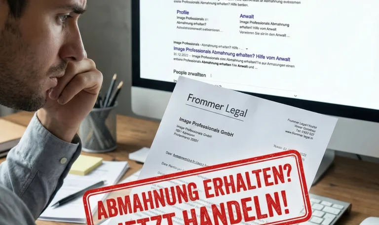 Image Professionals Abmahnung, Google Suche