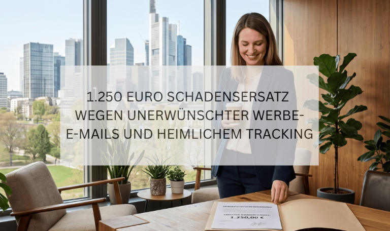 Schadensersatz bei E-Mail-Tracking