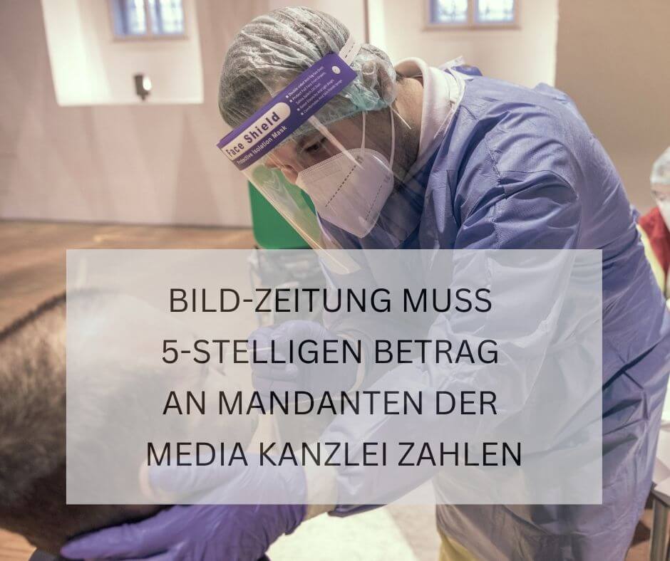 Die BILD-Zeitung veröffentlichte am 24.04.2020 einen Videobeitrag auf bild.de mit der Überschrift „Chronische Fehleinschätzung – Die kranke Welt der Impfgegner“. In dem Video wurde ein nicht verpixeltes Foto unserer Mandantin sowie deren minderjährigen Tochter gezeigt. Einen Beitrag desselben Inhalts aber mit dem Titel „Impfpass-Fälschung und Masern-Partys | Das ist die kranke Welt der Impfgegner | BILDPlus Doku“ veröffentlichte die BILD-Zeitung auf ihrem YouTube-Kanal.