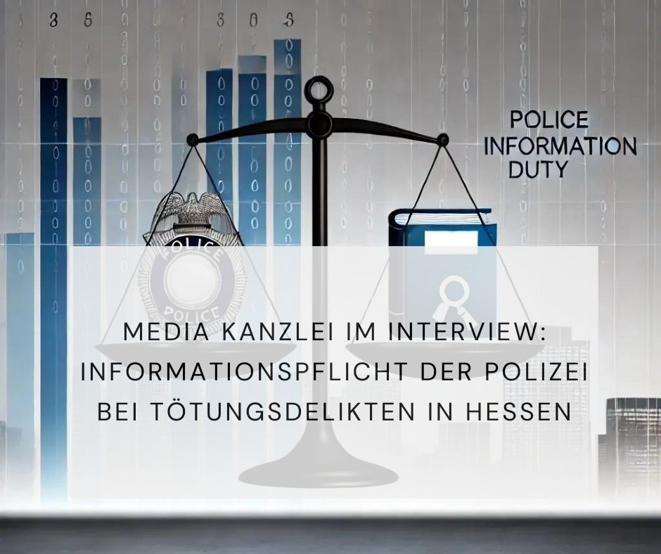 Informationspflicht, Polizei, Tötungsdelikten