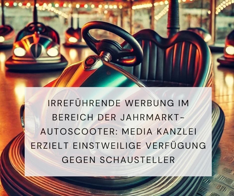 Irreführende Werbung Jahrmarkt-Autoscooter